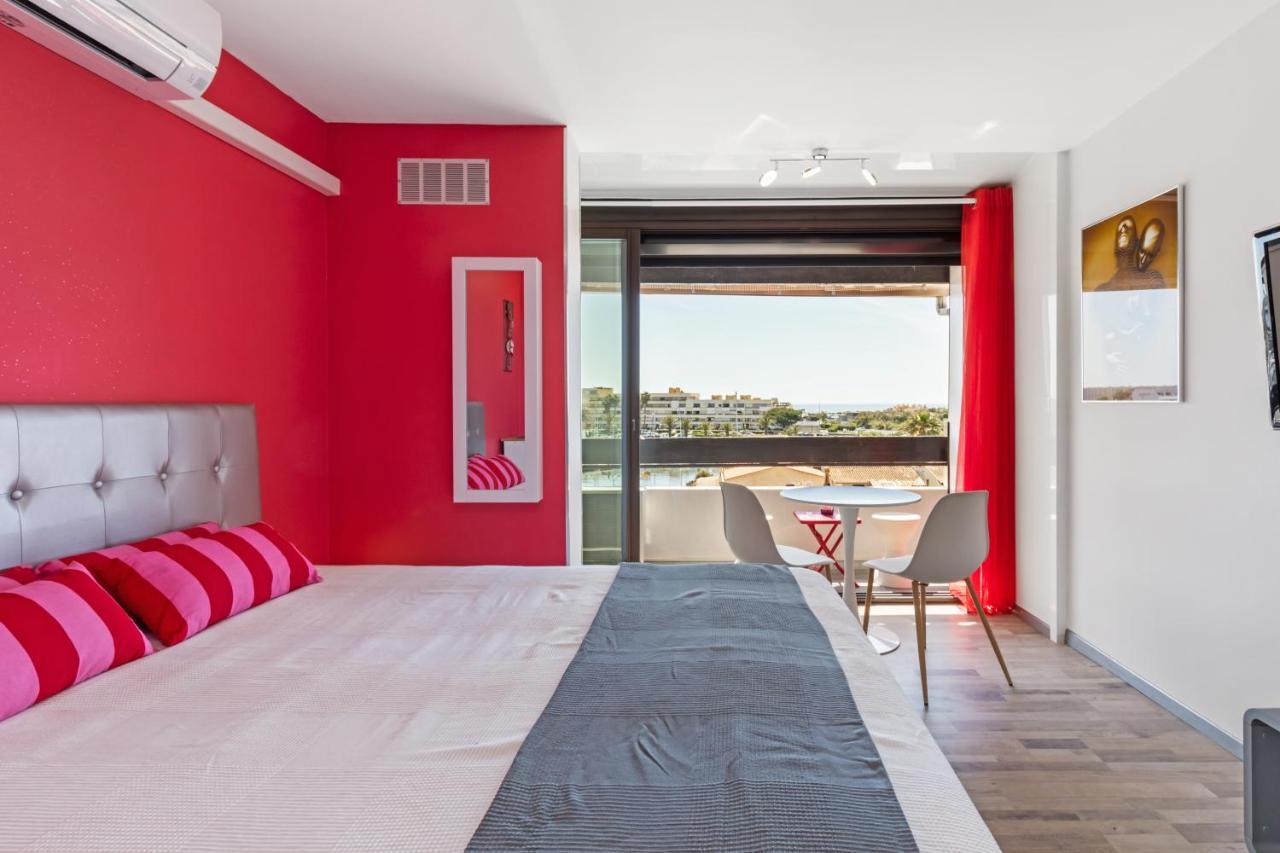 Studio Vue Mer Panoramique, Piscine Port Venus Village Naturiste 阿格德 外观 照片